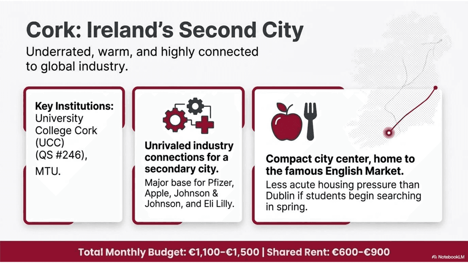 Ireland Strategic Student Wayfinder - slide 8 Cork student life
